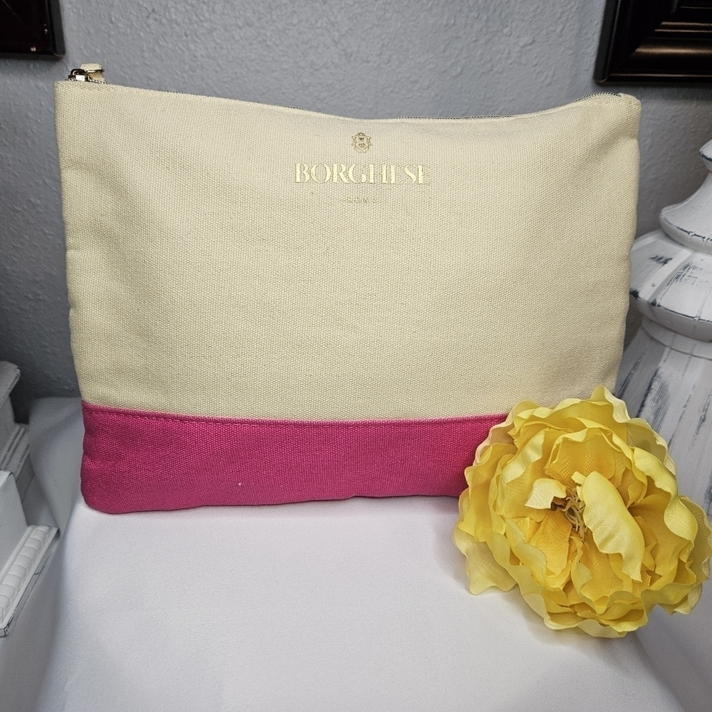 Borghese Canvas Makeup Bag!!